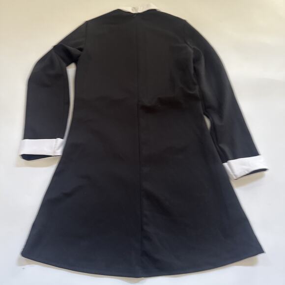 Spirit Wednesday Addams Child Large 12-14 Dress and Wig Halloween Costume - Picture 4 of 10